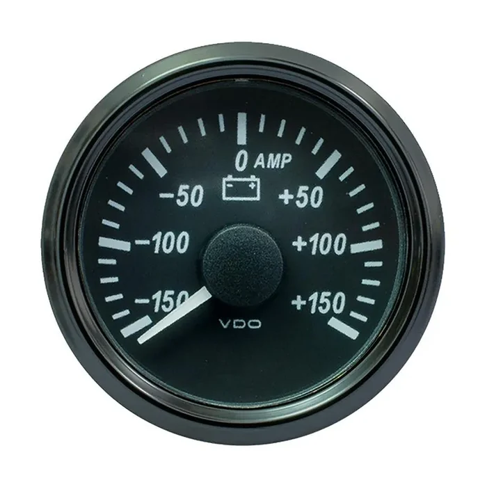 Vdo Singleviu 52Mm (2-1/16‘‘) Ammeter – 150 Amp