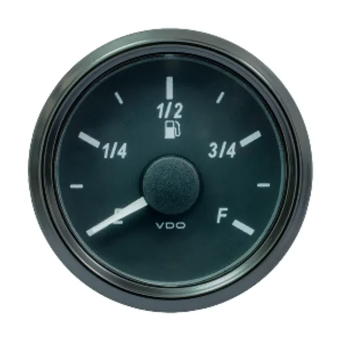 Vdo Singleviu 52Mm (2-1/16‘‘) Fuel Level Gauge – E/F Scale 240-33 Ohm