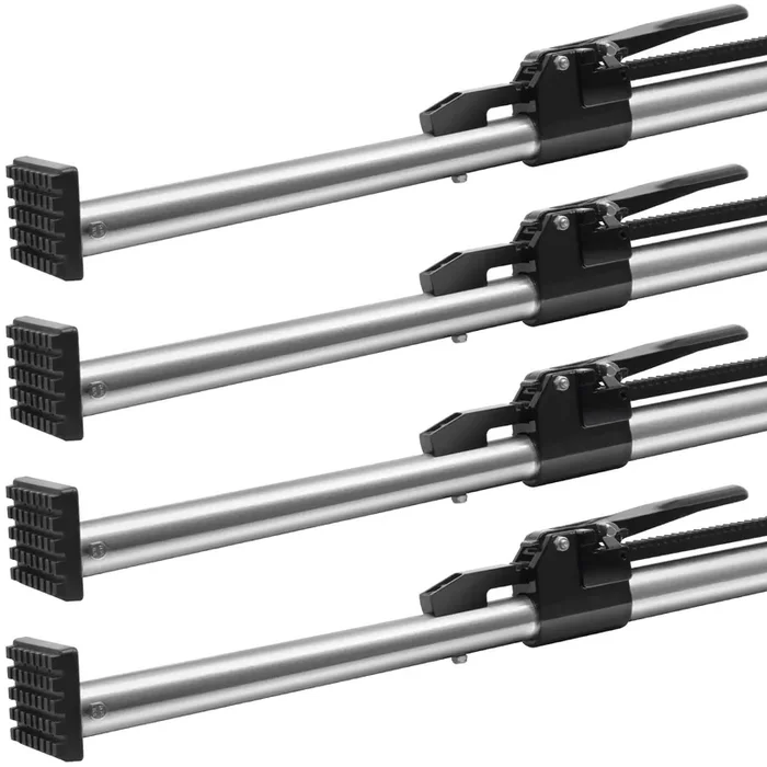 Vevor Cargo Bar, Ratcheting Cargo Bar Adjustable From 89‘ To 104‘, Heavy-Duty Steel Cargo Stabilizer Bar With 309 Lbs Capacity, Truck Bed Load Bar For Pickup Truck Bed, Trailer, Semi Trailer (4 Pcs)