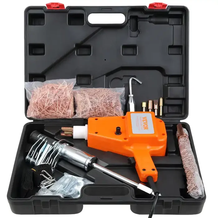 Vevor Stud Welder Kit, 5500 Stud Welder Dent Repair Kit, 800Va Spot Welder Stud, 110V Welder Stud Kit, Stud Gun Dent Puller Kit