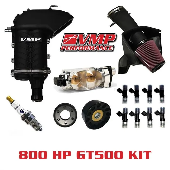 VMP SK714GT800 2007-2014 Shelby GT500 Gen II-R 2.3L TVS 800hp Kit w/VMP Tunes