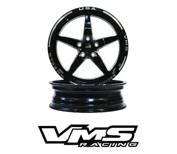VMS Racing VWST014 18 x 5″ Front Street Drag Race Wheel (2005-2023 Mustang)