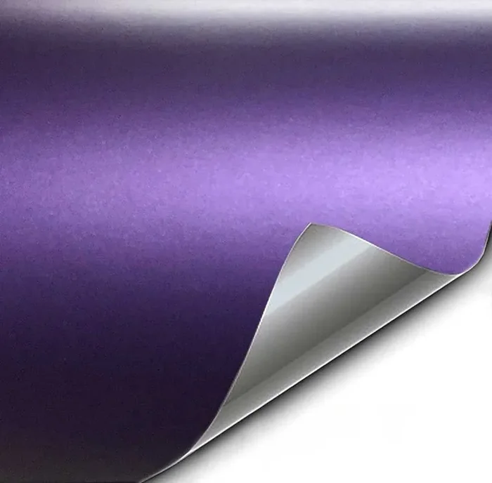 Vvivid+ Premium Vinyl Wrap Film (10Ft X 5Ft, Matte Metallic Purple)