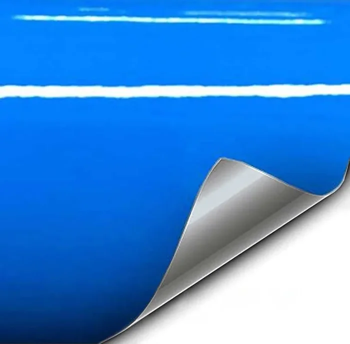 Vvivid+ Premium Vinyl Wrap Film (6Ft X 5Ft, Gloss Smurf Blue)