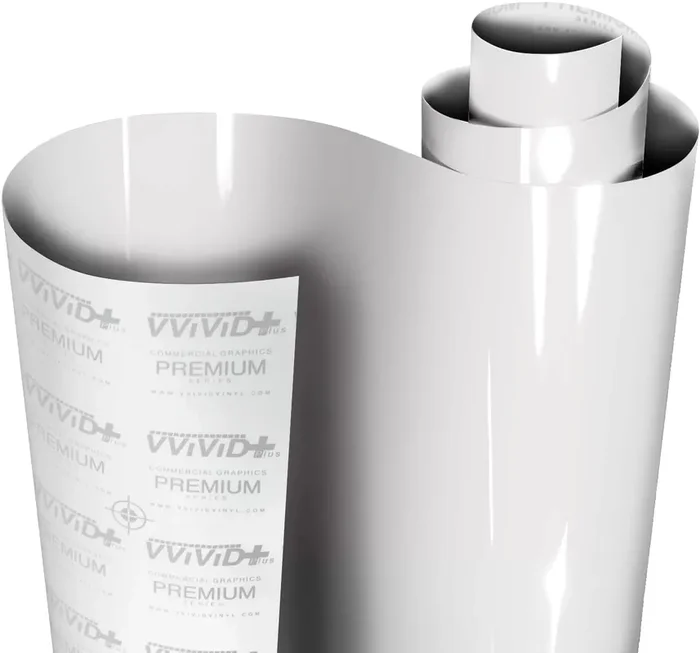 Vvivid+ Premium Vinyl Wrap Film (6Ft X 5Ft, Gloss Suzuka Ice Grey)