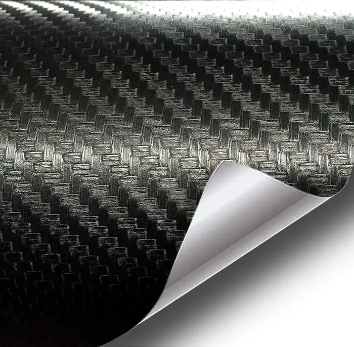 Vvivid Xpo Black Carbon Fiber Car Wrap Vinyl Roll Featuring Air Release Technology (15Ft X 5Ft)