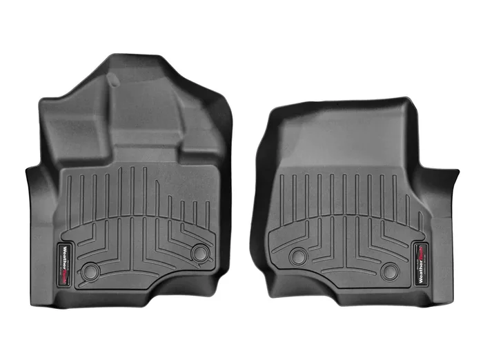 Weathertech Custom Fit Floorliners For Ford F-150, F-150 Lightning – 1St Row (446971V), Black