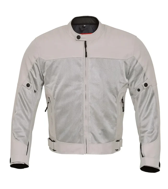 Wicked Stock Mesh Motorcycle Jacket With Armor – Breathable Biker Jacket Men With Ce Level 1 Motorcycle Armor – Lightweight Summer Mens Motorcycle Jackets With Adjustable Cuffs, Biceps & Waist (S)