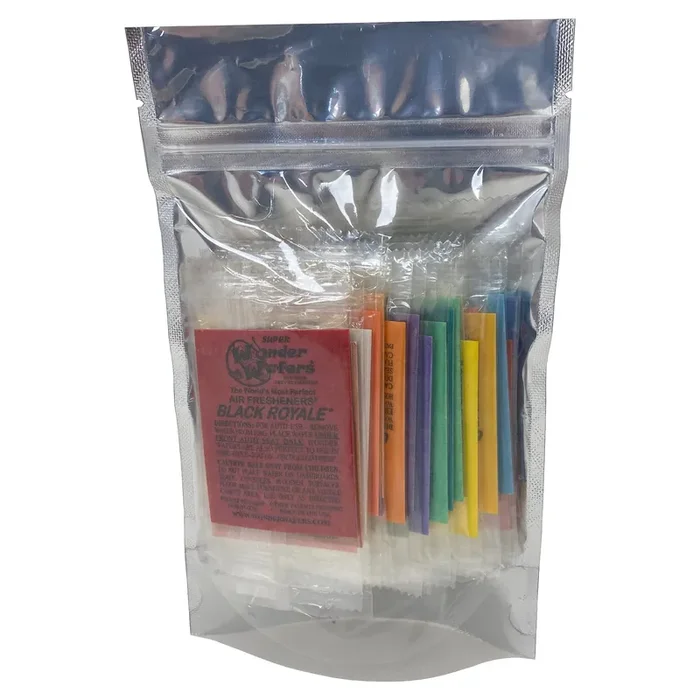 Wonder Wafers Car Air Freshener, Sample Pack, Resealable Vapor Barrier Bag, Includes All 24 Scents (24 Pack)