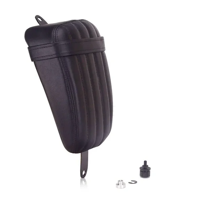 Wowtk Rear Passenger Seat Cushion Grid Seat Pad Fits For Harley Softail 2018-2024 Street Bob Fxbb 18-Later Fxbb, Fxst And ‘21-Later Fxbbs Models