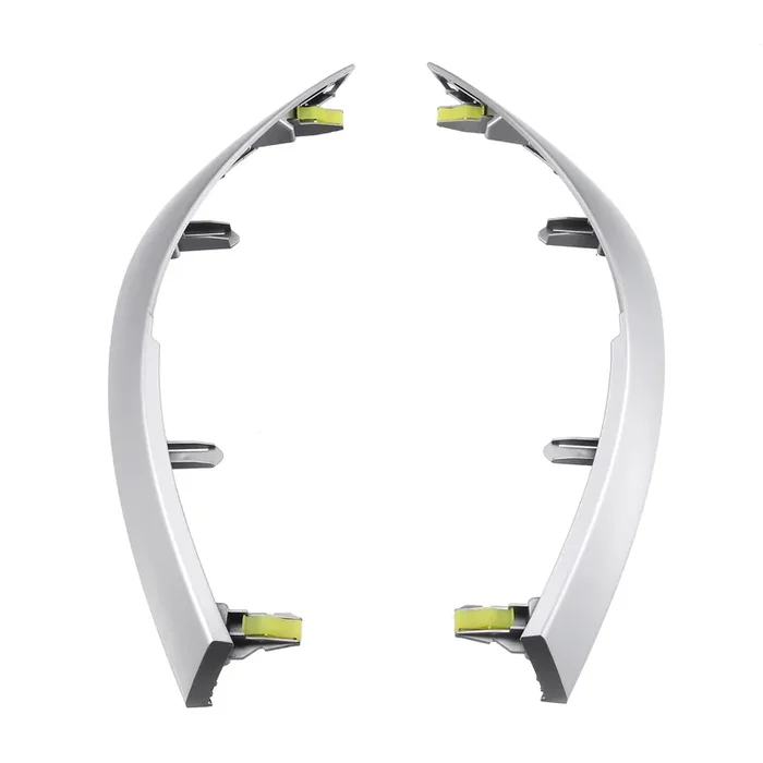 X Autohaux Left And Right Upper Side Central Dashboard Cover Strip Trim For Toyota Corolla 2008-2013 55436-02330 55435-02370 Center Dash Navigation Side A/C Outlet Air Vent Panel Strip 1 Pair