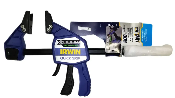XBoom Coupler QC-Mate 12” Uni-Jaw Clamp – Blue Black, Heavy-Duty Quick Connect Tool for Efficient Workflows