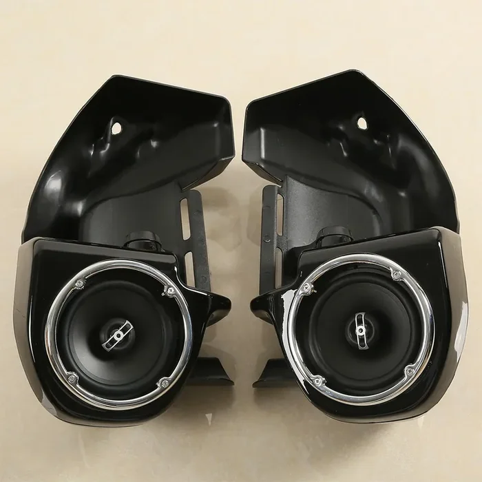 Xfmt Lower Vented Leg Fairing W/ 6.5‘ Speakers For Harley Touring 1983-2013 Road King Electra Street Glide Ultra Classic