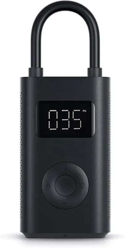 Xiaomi Air Inflator Tire Pressure Tester Pump Electric Car Air Compressor Hand Held Tire Pump Led Light Lcd Display 2000Mah Lithium Battery150Psi For Car Bicycle Tires Ball And Other Inflatables