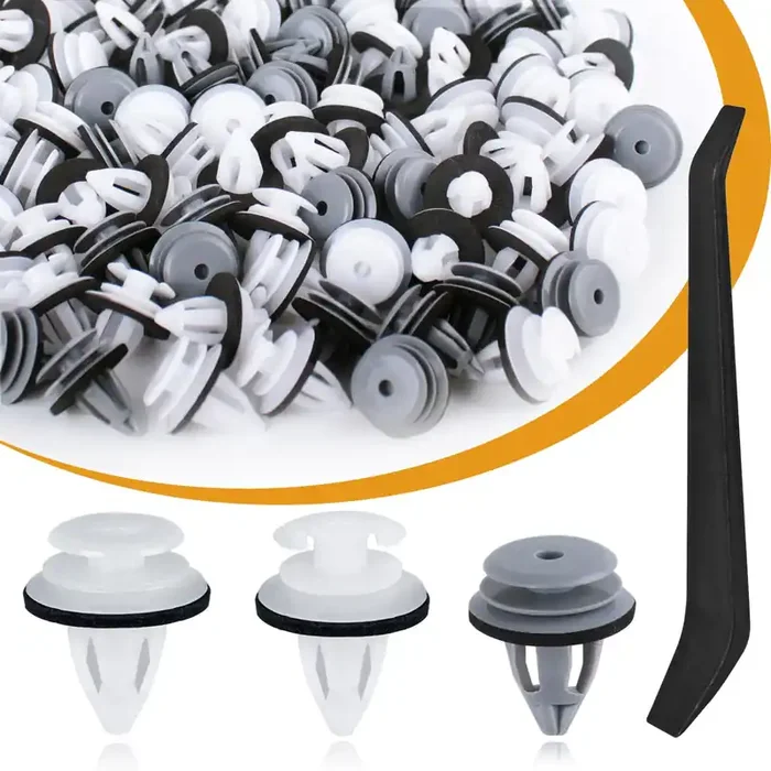 Xislet 120Pcs Door Trim Panel Retainer Clips Compatible With Bmw 3 5 7 Series E36 E34 E38 E39 M3 X1, X3, X4, X5, X6 Replace 51411973500, 51418224768, 51418224781, 51410407983, 51430141025