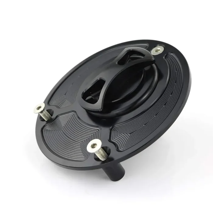Xitomer Cnc Aluminum Alloy, Fuel Cap, Fit For Xsr 900/ Fj09/ Fz-09 Mt-09, Fz1 Fazer/ Fz6/ Fz-8/ Fz-10, Fz-07 Mt-07/ Xsr 700, Xjr1300, Yzf-R1/Yzf R6/ Yzf R25/ R3/ R125, Gas Tank Cover (Black)