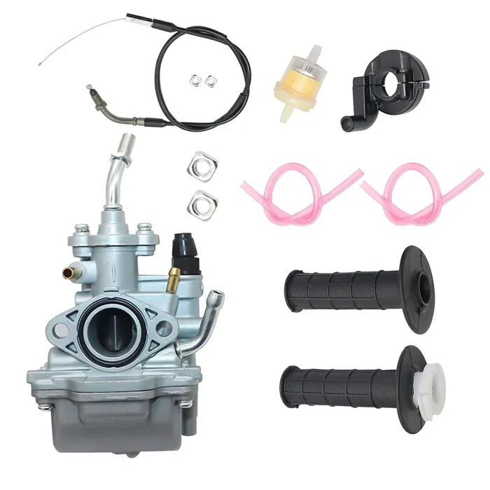Xqsmwf Ttr90 Carburetor With Handle Grip Throttle Cable Compatible With Yamaha Ttr90 2000-2003 Ttr90E 2003-2005 Replace 5Hn-14101-00-00 5Hn-14101-10-00 5Hn141010000 With Air Filter & Valve Petcock