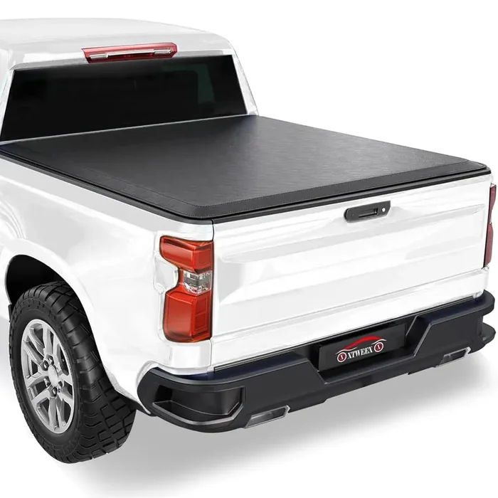Xtweex Soft Roll Up Truck Bed Tonneau Cover Fits 6.2Ft For 2015-2025 Chevrolet Colorado/Gmc Canyon Fleetside 6.2 Ft (74‘) Bed