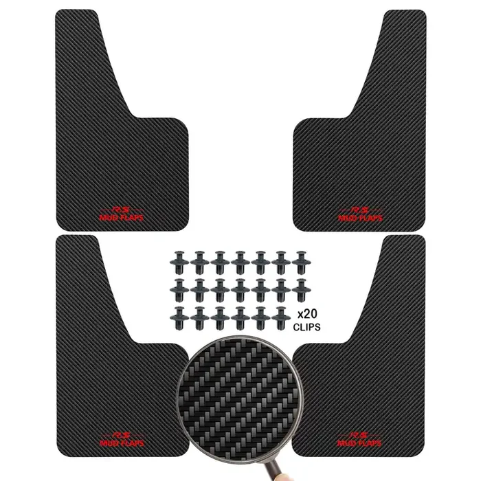 Xukey 4Pcs Black Universal Mudflaps For Car Suv Van Hatchback Utv Atv Front Rear Mud Flaps Splash Guards Fender Flares Mudguard