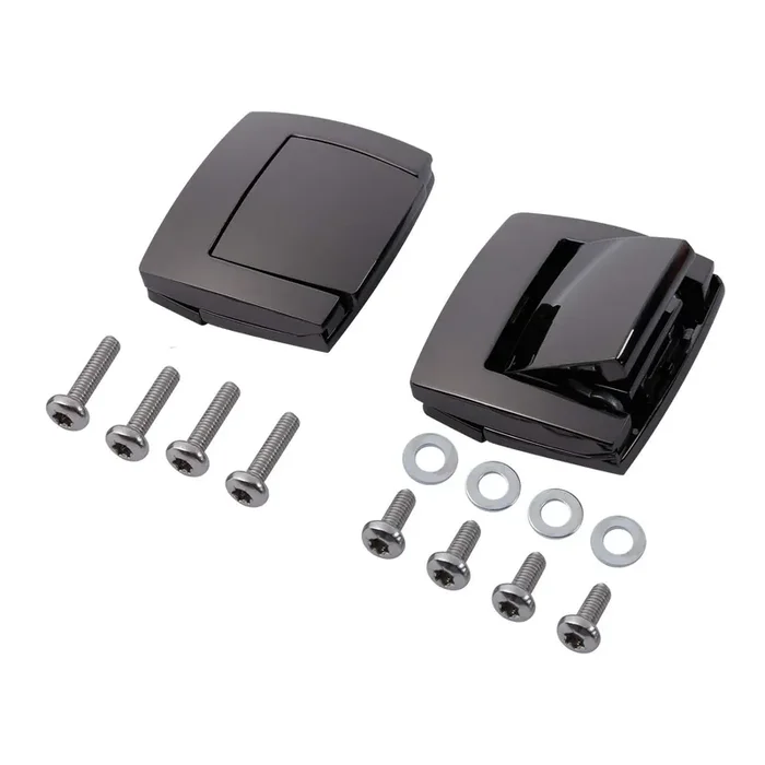 Xyzmt Black Tour Pack Latches Lock Razor Chopped Fit For Harley 1980-2013 12 Touring Electra Road Glide Classic Flhtc Flhtcu Police Flhtp Anniversary Flhtcuse8 Ultra Limited Flhtk