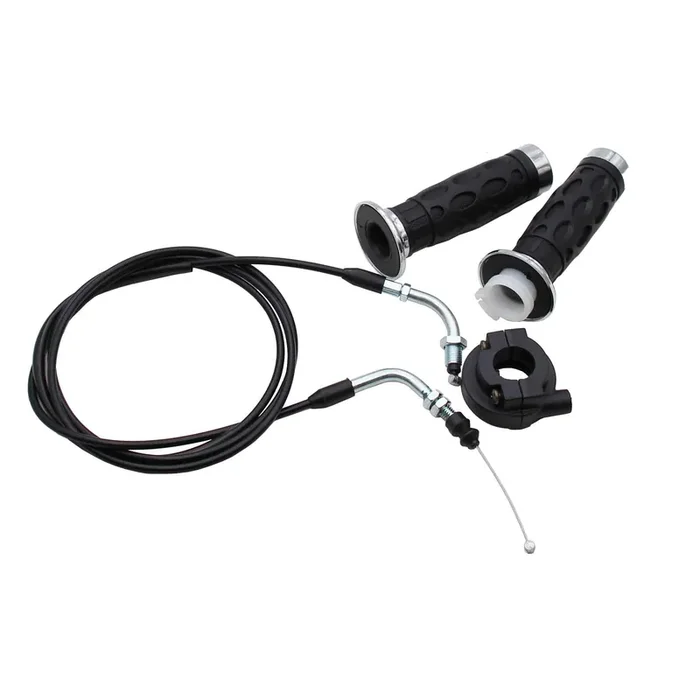 Yd-Ps001 Throttle Twist Grip Set With 78‘ Scooter Throttle Cable For Gy6 50Cc 80Cc 125Cc 150Cc Scooters, Motorcycles, Mopeds And Atvs With Gy6/157Qmj Engine