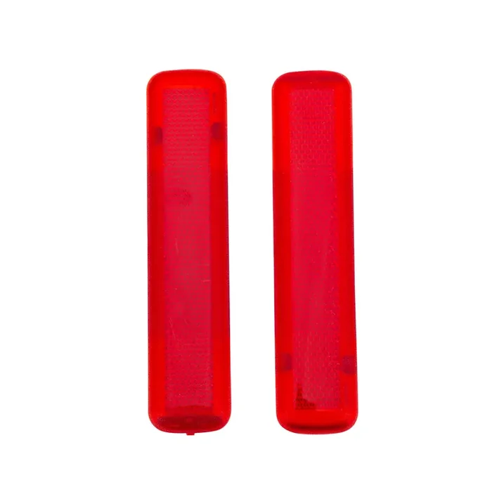 Youyien Rear Left Driver And Right Passenger Side Door Red Reflector Panel (1 Pair).Fit For Chevrolet Gmc.Replaces Part 15183155,15183156.