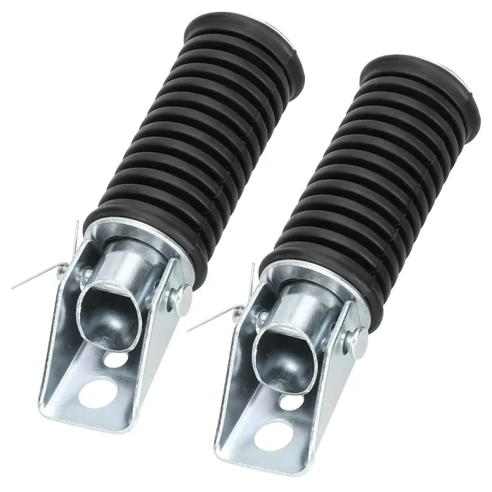 Yoxufa Mini Bike Foot Pegs Foot Rest Pedal For Predator 212Cc 196Cc 6.5Hp Baja Warrior Massimo Trailmaster Champion Ct70 Kz650 Xl600R Cmx250 Falcon 200 Motorsports Parts 2 Pack