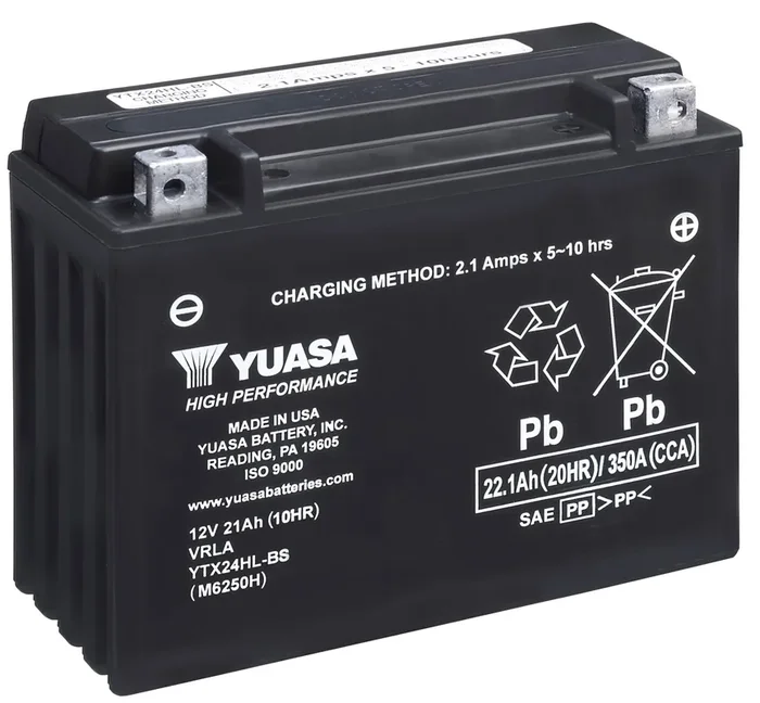 Yuasa Yuam6250H Ytx24Hl-Bs Battery