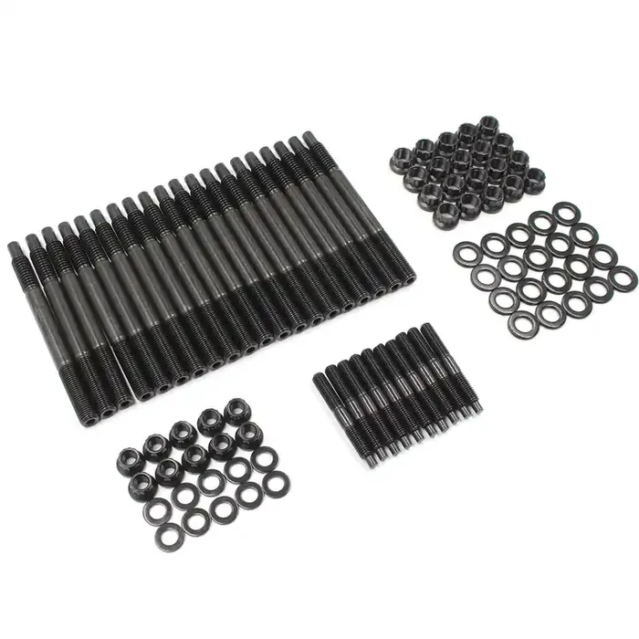 Yzqpnb 12-Point Cylinder Gasket Head Stud Bolt Kit Compatible With 2004-2019 Ls1 Ls3 5.3L 5.7L 6.0L Engines / Chevy Ls1 Ls6 4.8L