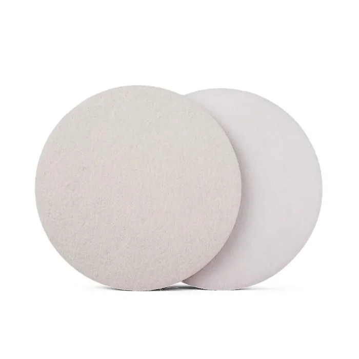 Z-Lion 5 Inch Wool Felt Polishing Pads Buffing Wheel For Car Glass Plastic Metal Stone-2Pcs/Set