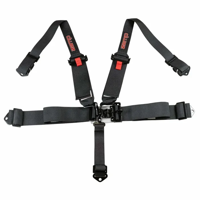 ZAMP Racing Seat Harness Black 3/2 Shoulder 3 5 Point SFI 16.1 HARN01S003