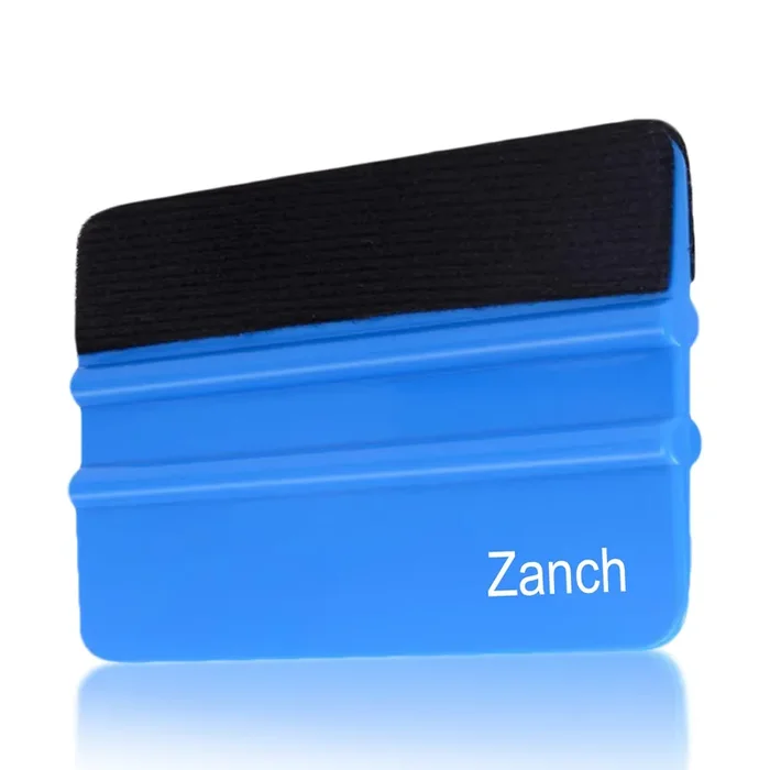 Zanch Felt Squeegee For Vinyl,Plastic Felt Edge Vinyl Squeegee,Graphic Decal Scraper Applicator Tool,Window Tint Squeegee With B