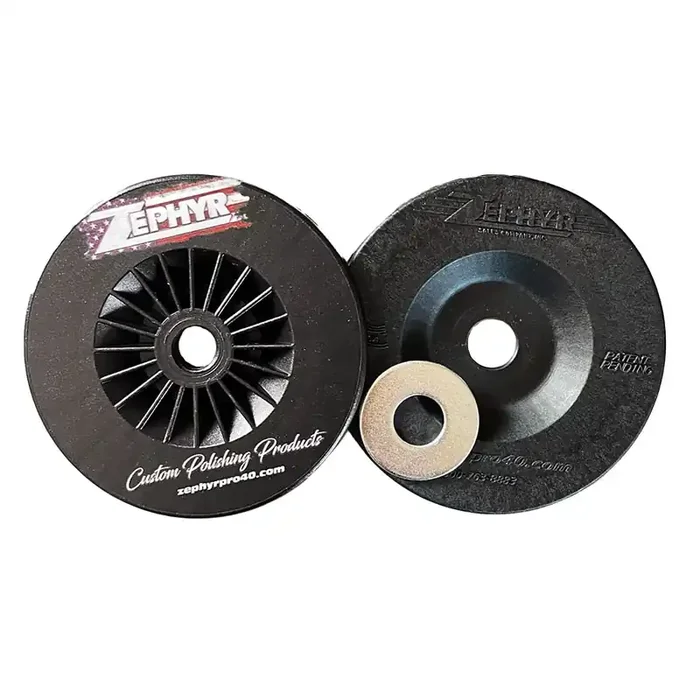 Zephyr Custom Polishing Products Sfpr58-4 Airway Buff Safety Flange Kit