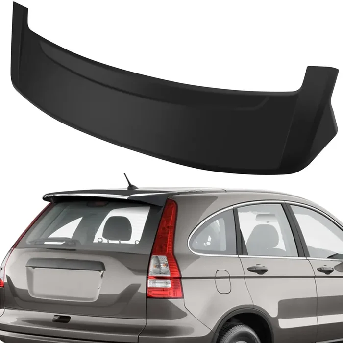 Zspart Rear Roof Spoiler Abs Fits For 2007-2011 For Honda Cr-V Rear Window Roof Spoiler Wing With 3Rd Brake Light Matte Black Spoiler